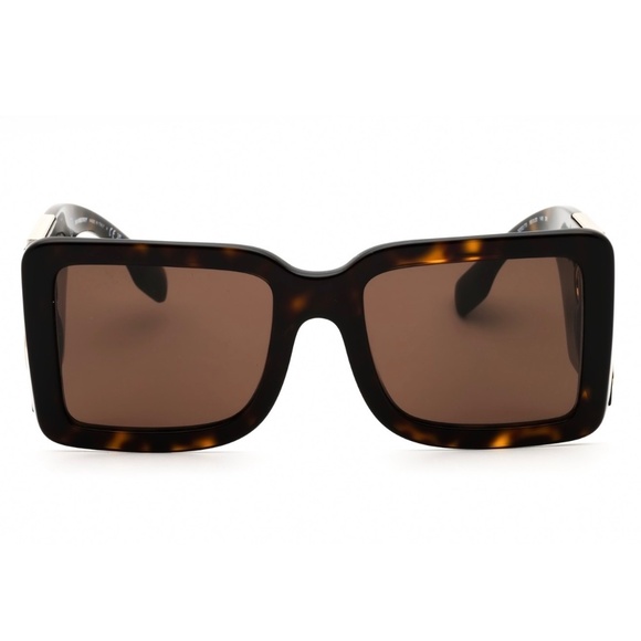 New! Burberry BE4406U 300273 Havana Oversized Sunglasses, Authentic - Picture 3 of 10